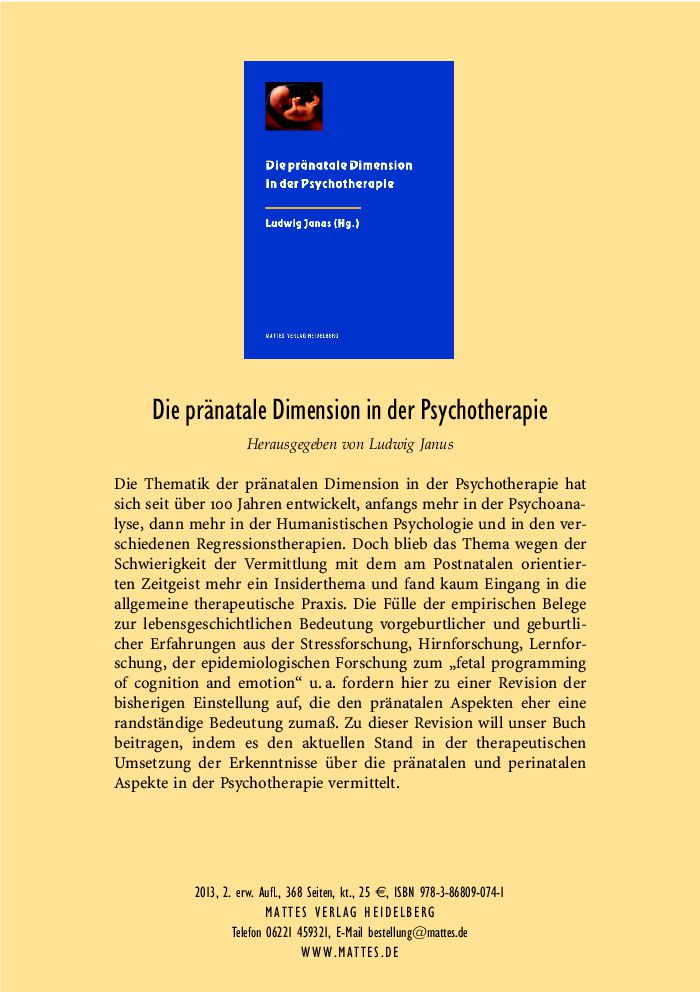 A Praenatale Dimension-001